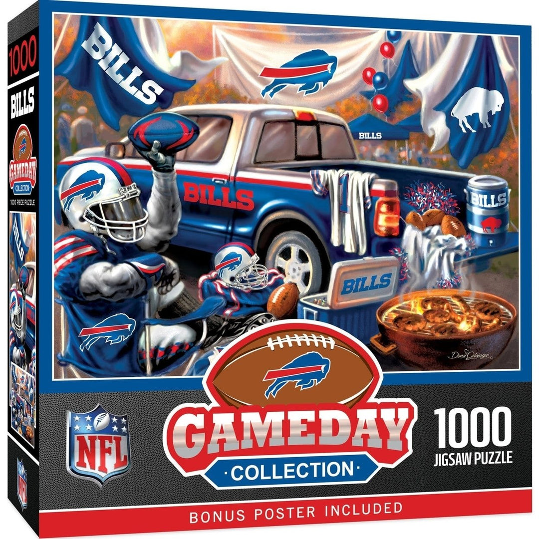 Buffalo Bills NFL 1000 Piece Jigsaw Puzzle 19.25 x 26.75 Eco-Friendly Material Image 1