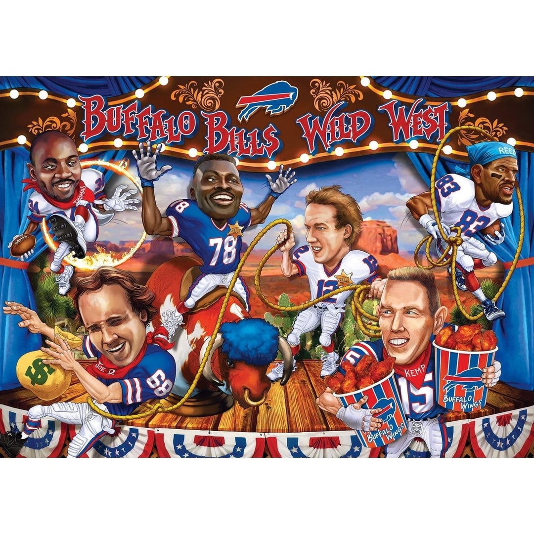 Buffalo Bills 500 Piece Jigsaw Puzzle NFL All Time Greats Eco-Friendly Recycled Image 2