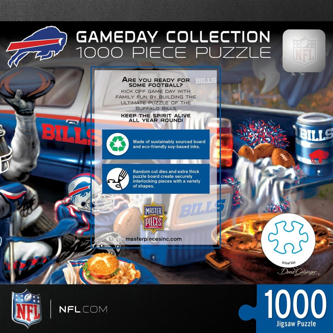 Buffalo Bills NFL 1000 Piece Jigsaw Puzzle 19.25 x 26.75 Eco-Friendly Material Image 3