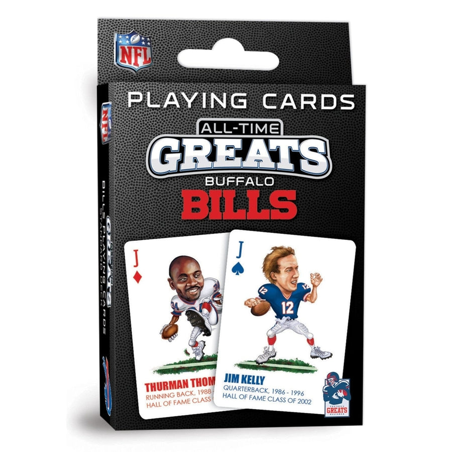 Buffalo Bills Playing Cards 54 Card Deck NFL Team Logo Officially Licensed Image 1