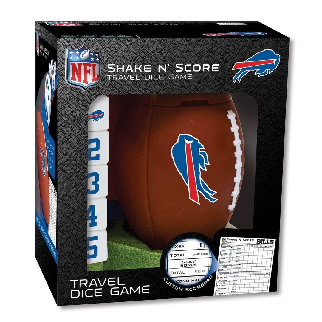 Buffalo Bills Shake n Score Dice Game Official NFL Collectible Travel Game Image 1