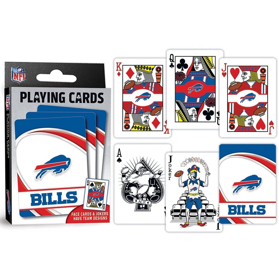 Buffalo Bills Playing Cards 54 Card Deck NFL Team Logo Custom Designs Image 3