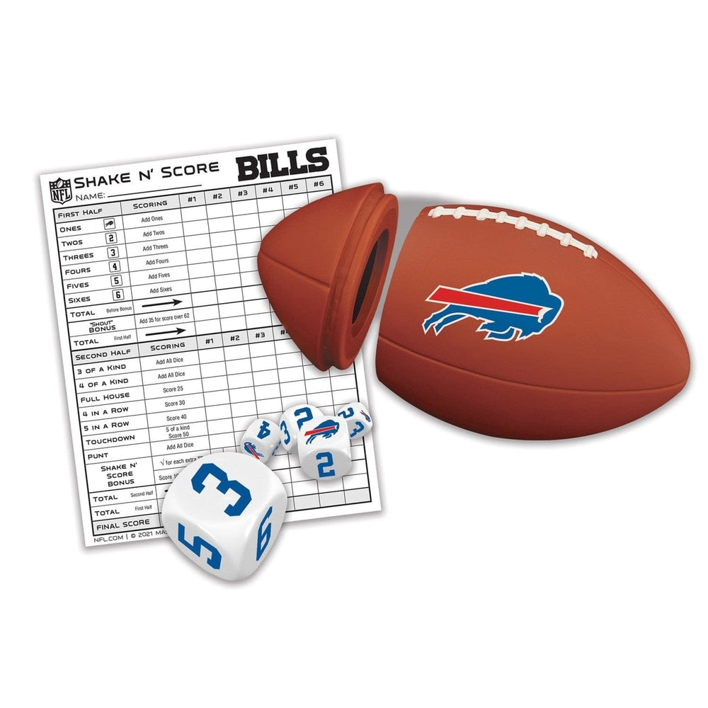 Buffalo Bills Shake n Score Dice Game Official NFL Collectible Travel Game Image 2