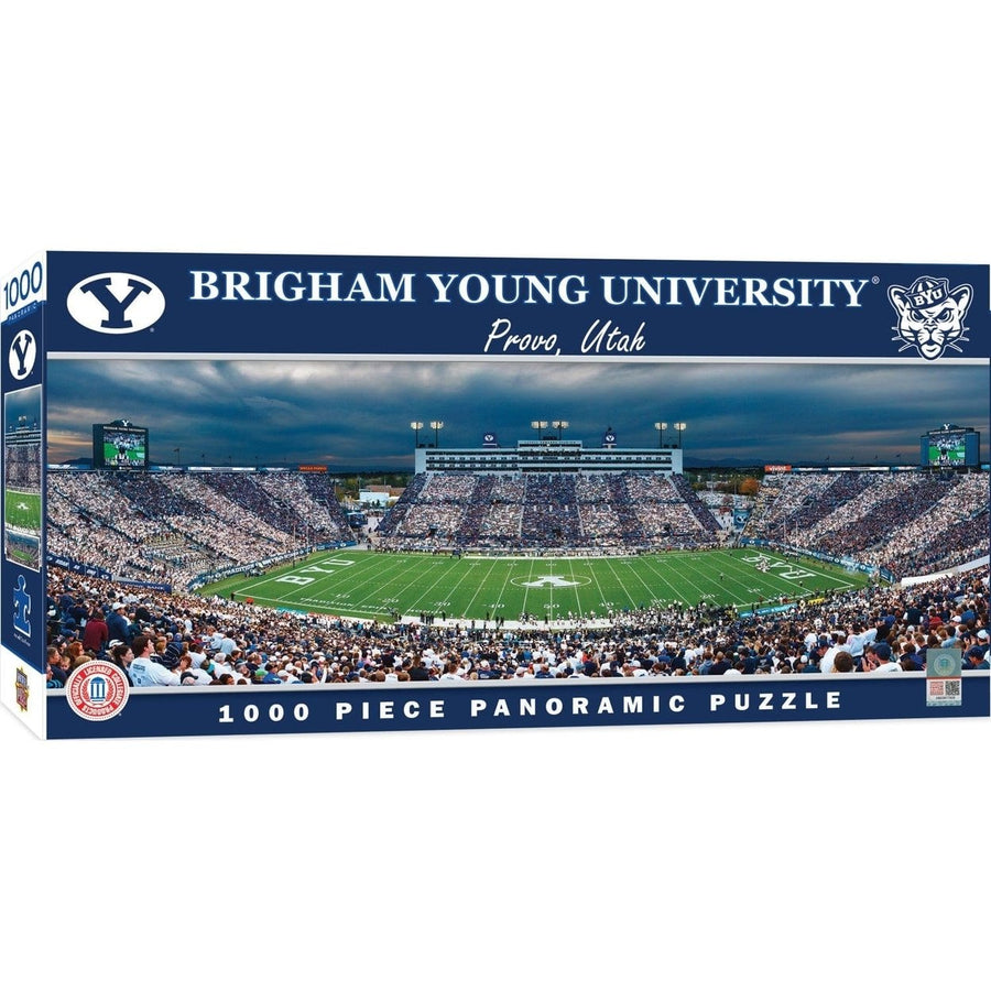 BYU Cougars - 1000 Piece Panoramic Jigsaw Puzzle Image 1