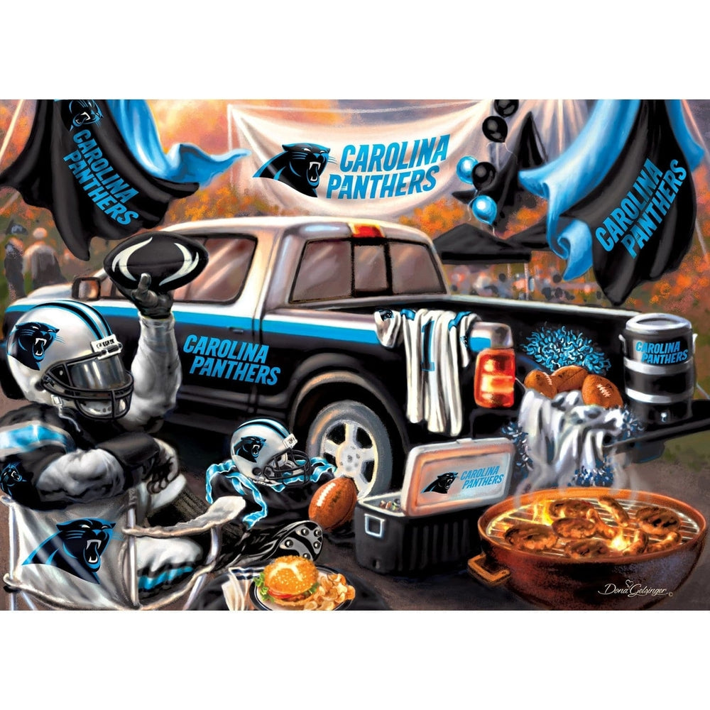 Carolina Panthers 1000 Piece Jigsaw Puzzle Eco-Friendly 19.25 x 26.75 Inches Image 2