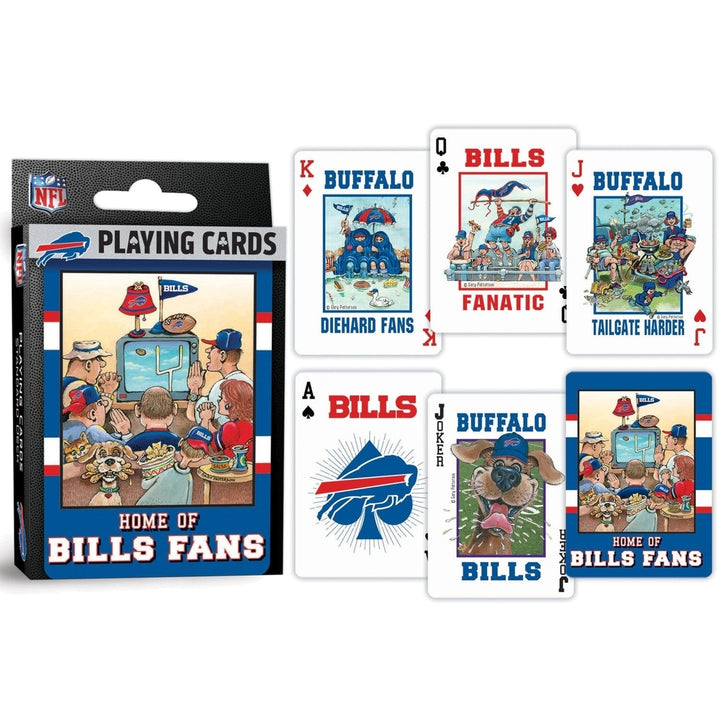 Buffalo Bills Playing Cards 54 Card Deck NFL Team Logo Officially Licensed Image 3