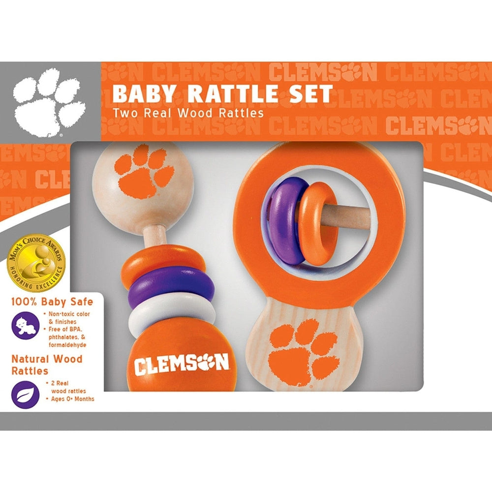 Clemson Tigers - Baby Rattles 2-Pack Image 2