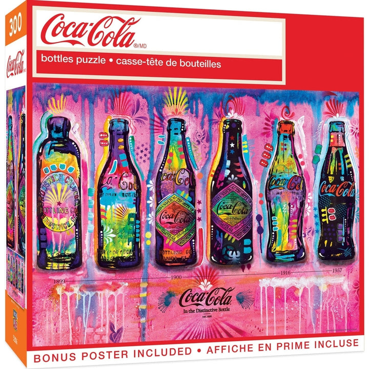 Coca-Cola - Bottles 300 Piece EZ Grip Jigsaw Puzzle Image 1