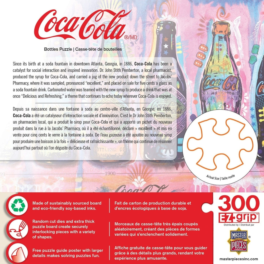 Coca-Cola - Bottles 300 Piece EZ Grip Jigsaw Puzzle Image 3