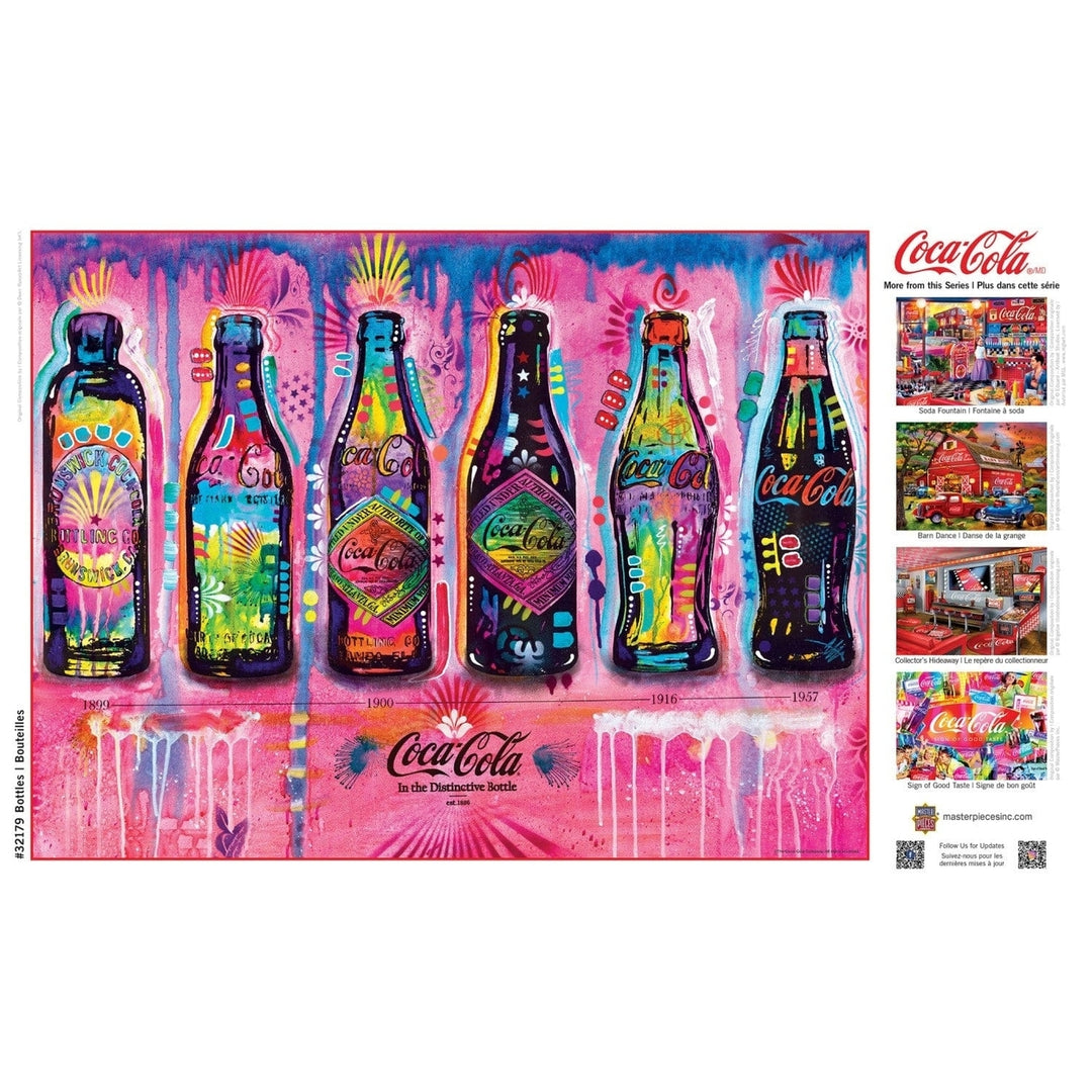 Coca-Cola - Bottles 300 Piece EZ Grip Jigsaw Puzzle Image 4