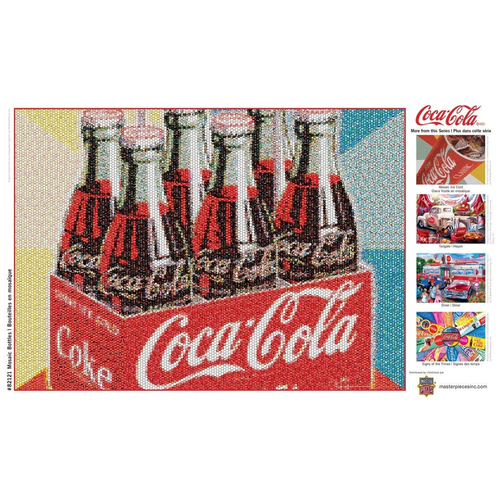 Coca-Cola Photomosaic 1000 Piece Jigsaw Puzzle Nostalgic Bottles Art Puzzle Image 4