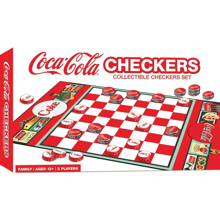 Coca-Cola Checkers Board Game Image 1