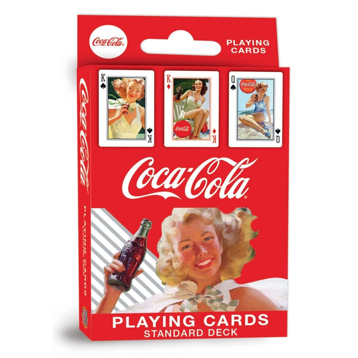 Coca-Cola Classic Ads Playing Cards - 54 Card Deck Image 1