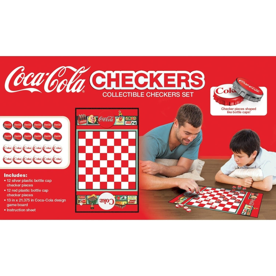 Coca-Cola Checkers Board Game Image 3