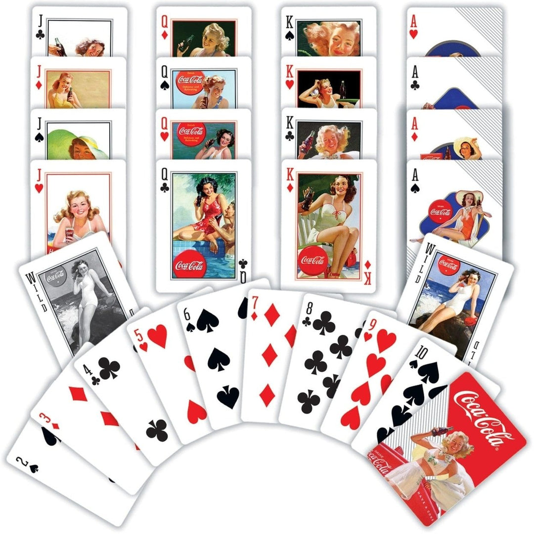 Coca-Cola Classic Ads Playing Cards - 54 Card Deck Image 2