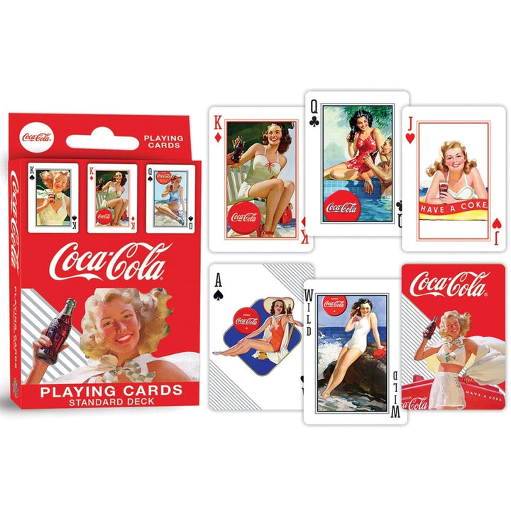 Coca-Cola Classic Ads Playing Cards - 54 Card Deck Image 3