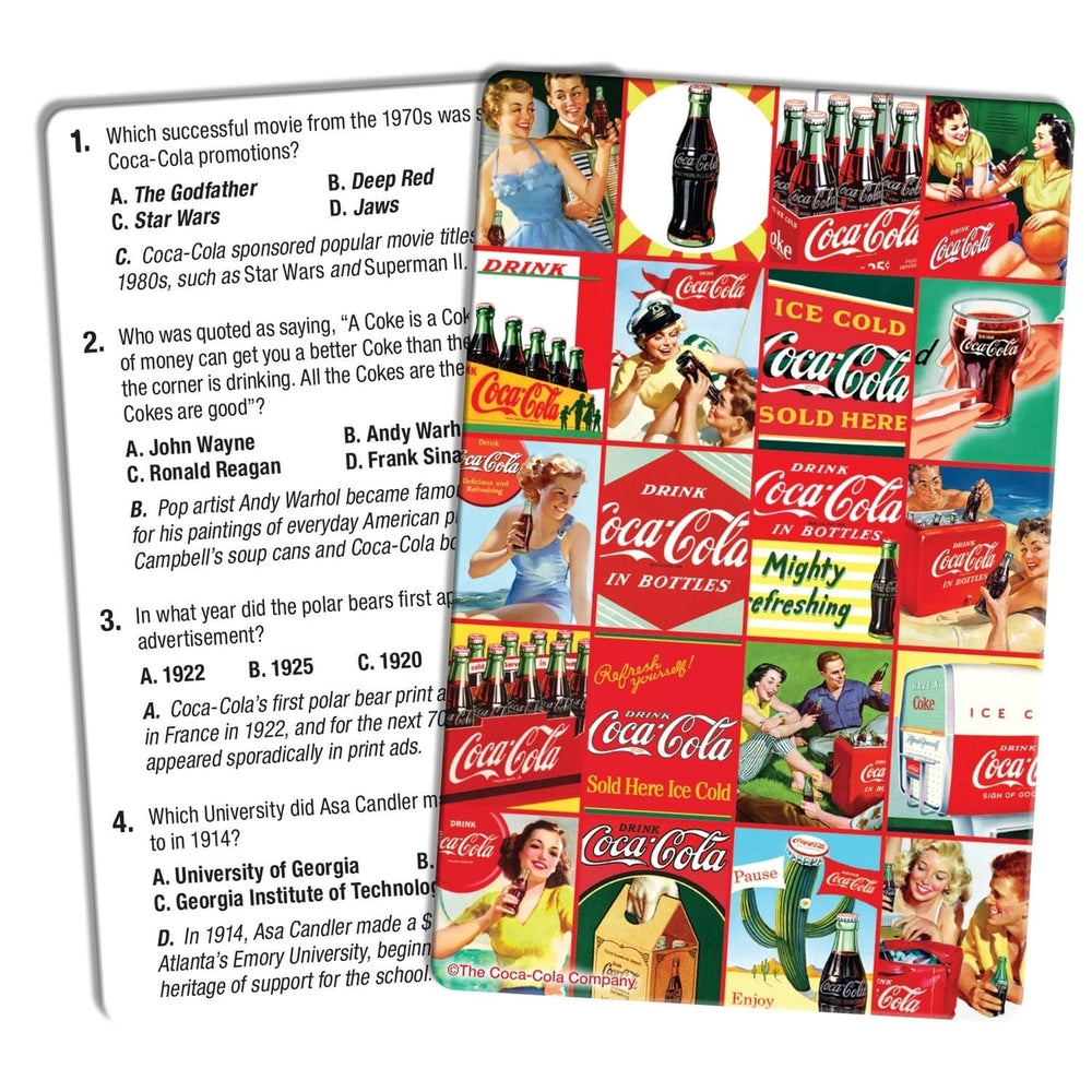 Coca-Cola Trivia Game with Collectible Tin Image 2