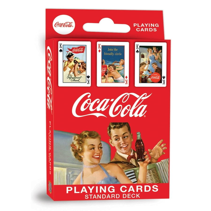 Coca-Cola Vintage Design Playing Cards - 54 Card Deck Image 1