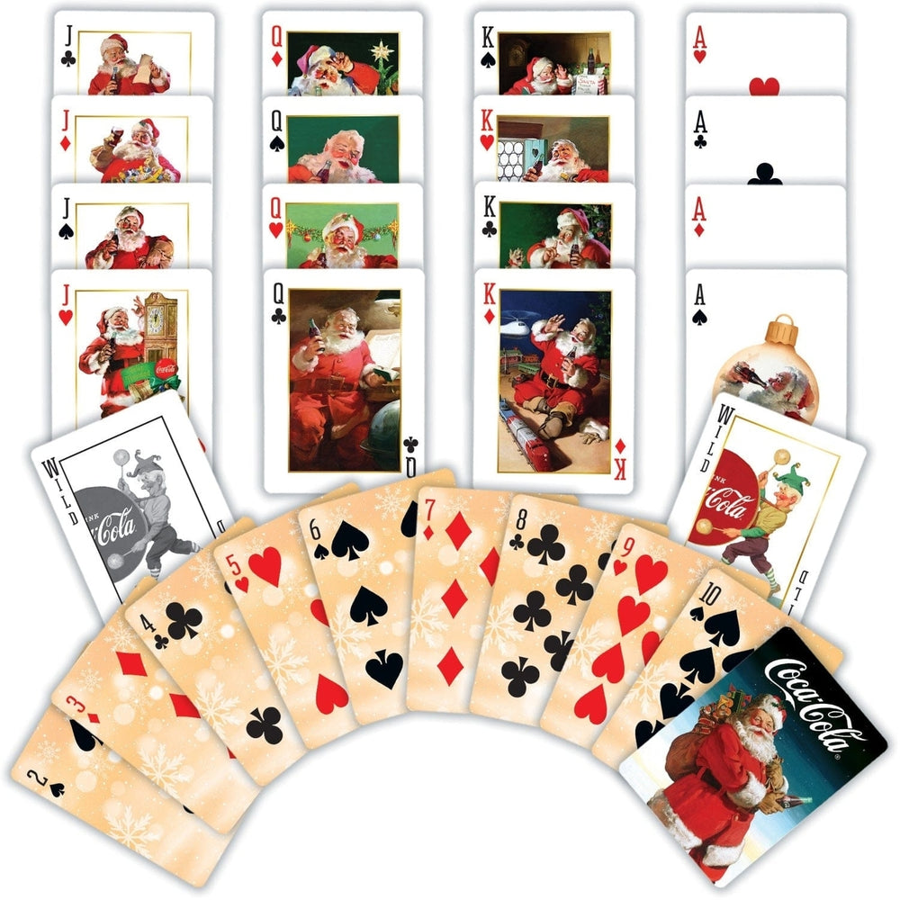 Coca-Cola Vintage Santa Playing Cards - 54 Card Deck Image 2