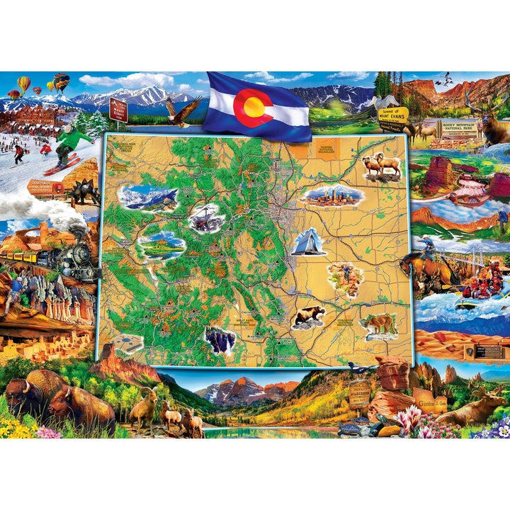 Colorado - The Centennial State 1000 Piece Jigsaw Puzzle Image 2