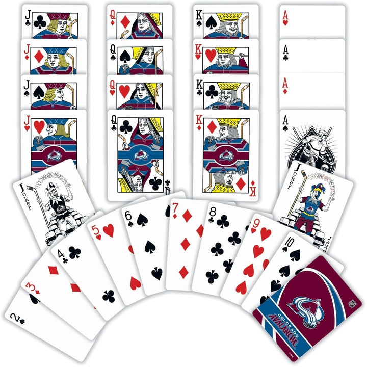 Colorado Avalanche Playing Cards - 54 Card Deck Image 2