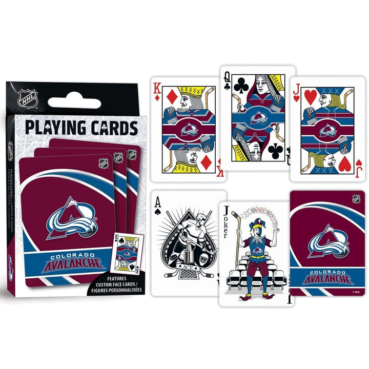 Colorado Avalanche Playing Cards - 54 Card Deck Image 3