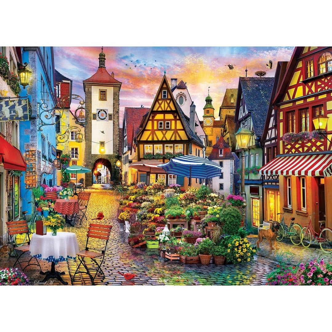 MasterPieces Bavarian Flower Market 1000 Piece Jigsaw Puzzle Eco-Friendly Materials Image 2