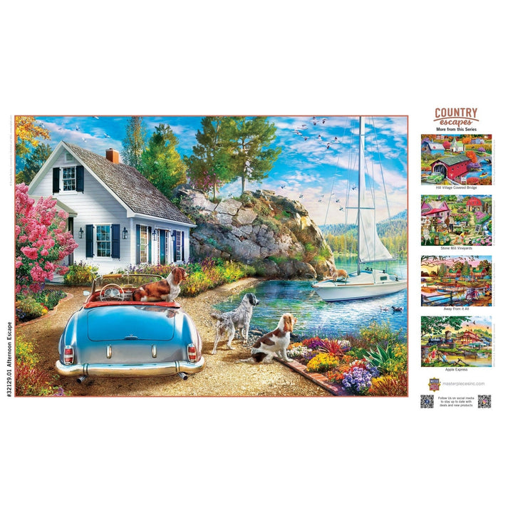 MasterPieces Country Escapes Afternoon Escape 500 Piece Jigsaw Puzzle 21x15 Image 4