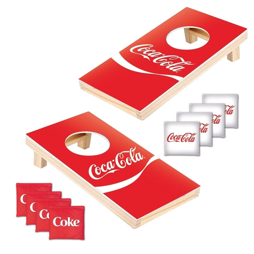 Coca-Cola Tabletop Cornhole Game Image 2