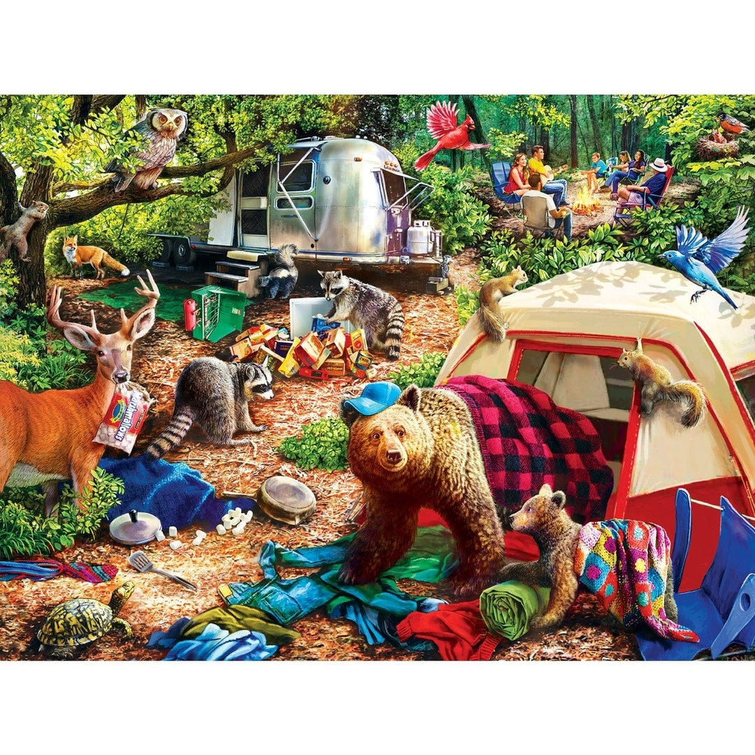 MasterPieces Campside 300 Piece EZ Grip Jigsaw Puzzle 18x24 Recycled Material Image 2