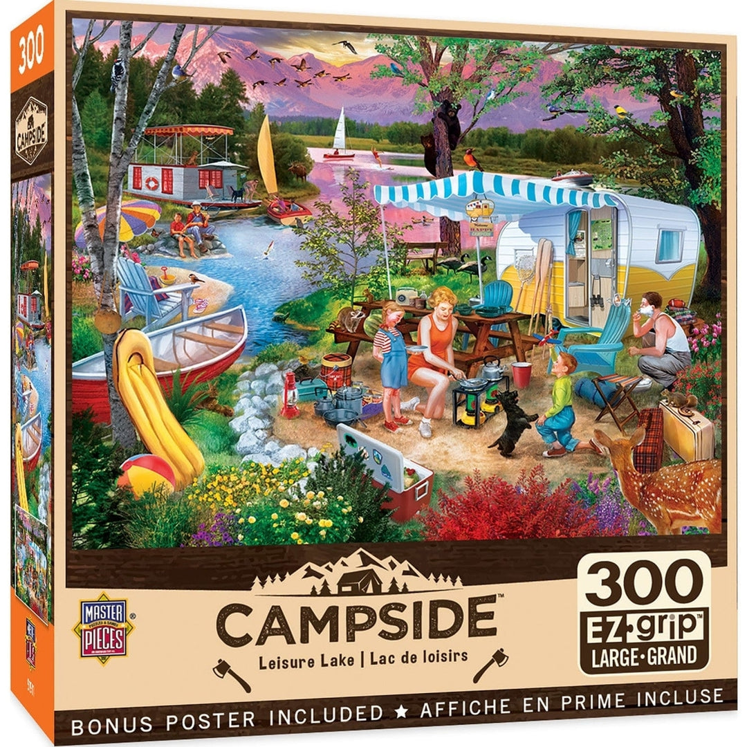 Campside - Leisure Lake 300 Piece EZ Grip Jigsaw Puzzle Image 1