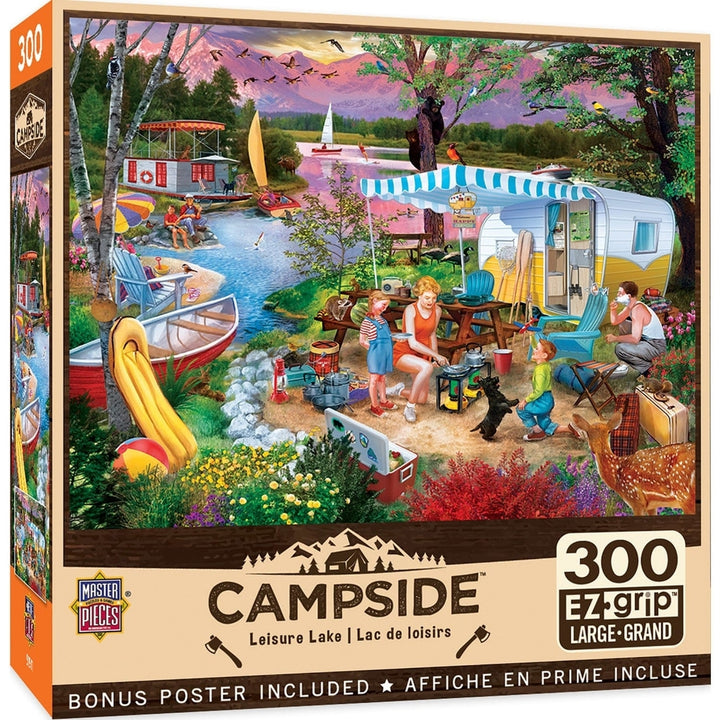 Campside - Leisure Lake 300 Piece EZ Grip Jigsaw Puzzle Image 1