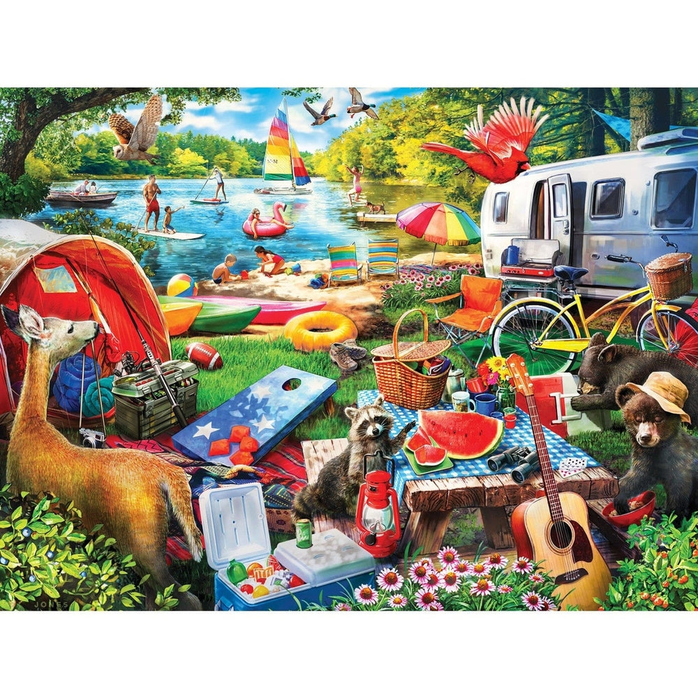 Campside Little Rascals 300 Piece EZ Grip Jigsaw Puzzle 18x24 Eco Friendly Image 2