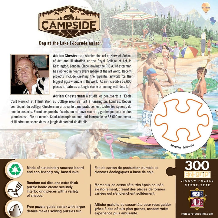 Campside - Day at the Lake 300 Piece EZ Grip Jigsaw Puzzle Image 3