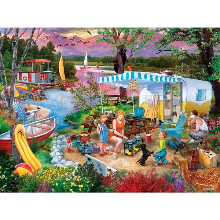 Campside - Leisure Lake 300 Piece EZ Grip Jigsaw Puzzle Image 2