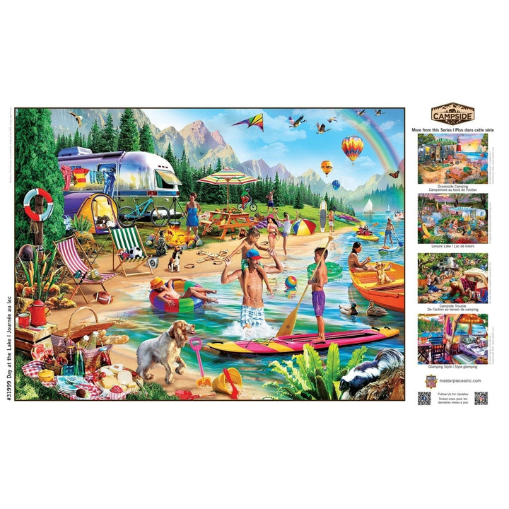 Campside - Day at the Lake 300 Piece EZ Grip Jigsaw Puzzle Image 4