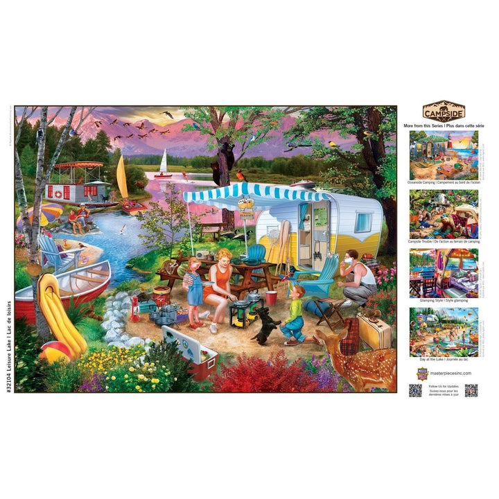 Campside - Leisure Lake 300 Piece EZ Grip Jigsaw Puzzle Image 4