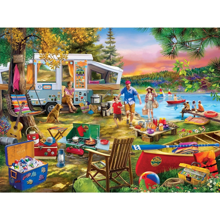 Campside - Waterslide Wanderlust 300 Piece EZ Grip Jigsaw Puzzle Image 2