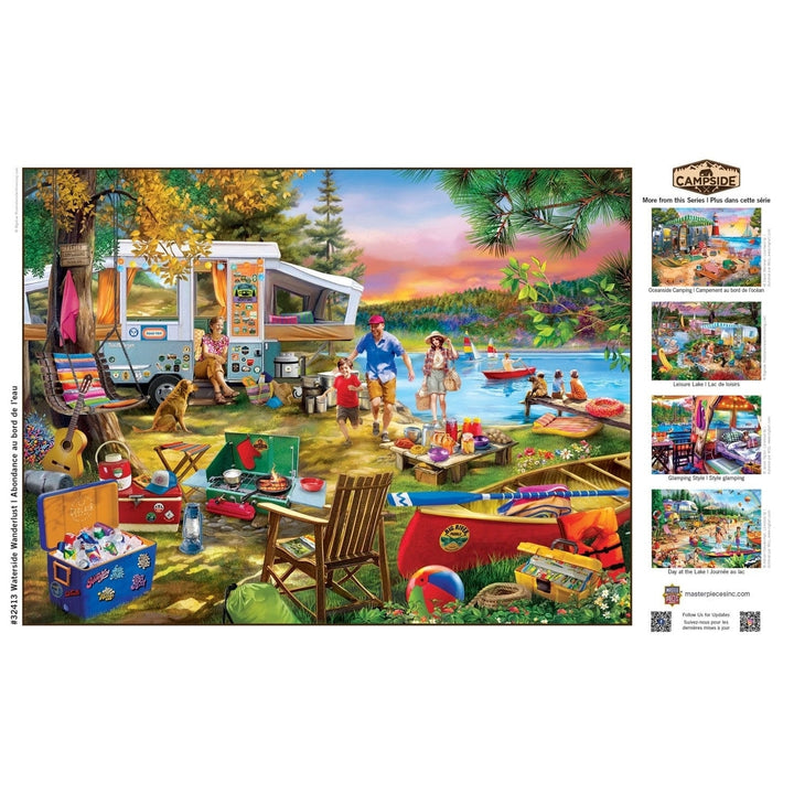 Campside - Waterslide Wanderlust 300 Piece EZ Grip Jigsaw Puzzle Image 4