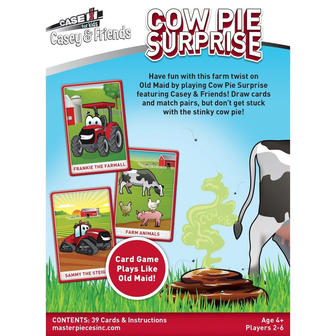 Case IH Cow Pie Surprise Card Game Family Fun 2-6 Players Ages 4+ Casey and Friends Image 3