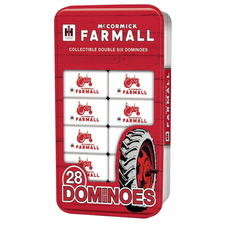 Case IH Farmall Picture Dominoes 28 Piece Set for Ages 3+ Family Game Image 1