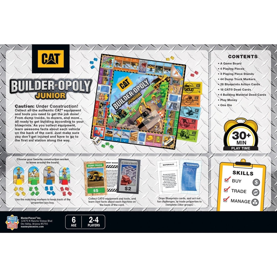 CAT Builder Opoly Junior Game Family Board Game for Kids and Adults Image 3