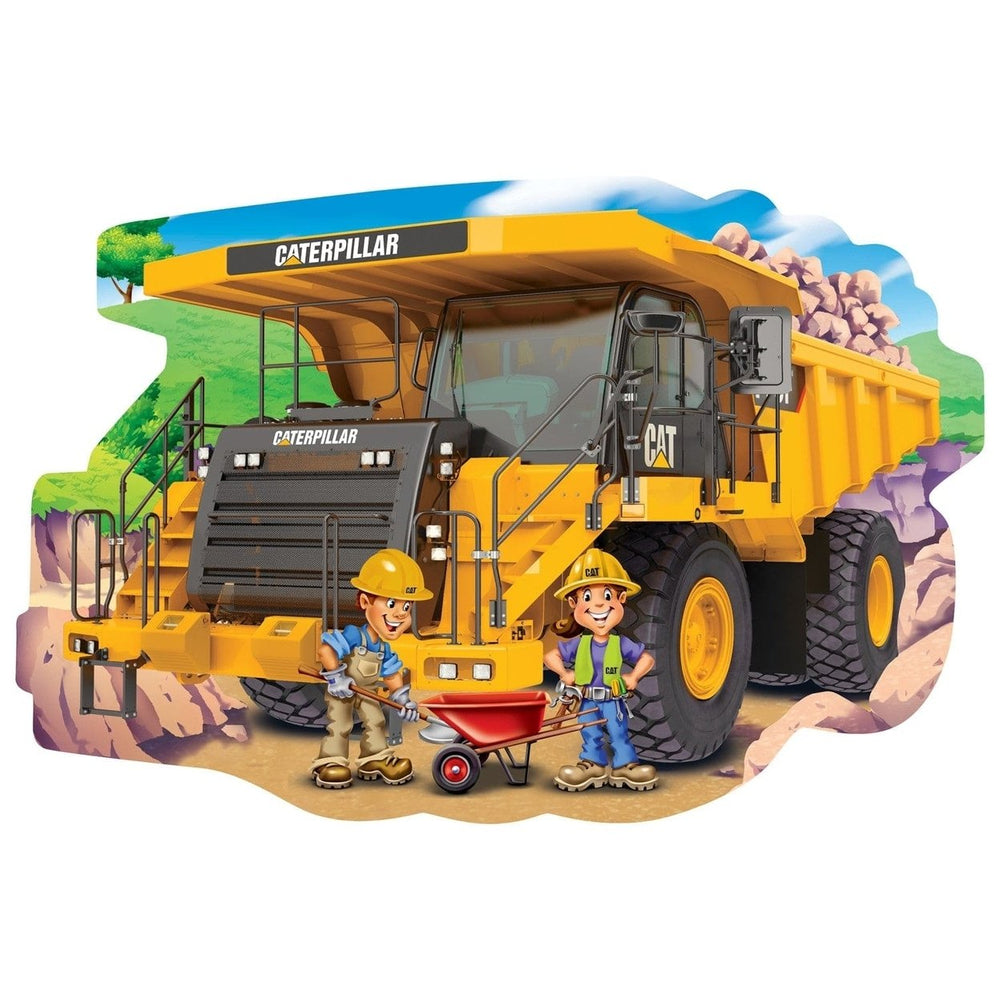 Caterpillar Dump Truck 36 Piece Floor Jigsaw Puzzle for Ages 3 and Up Image 2