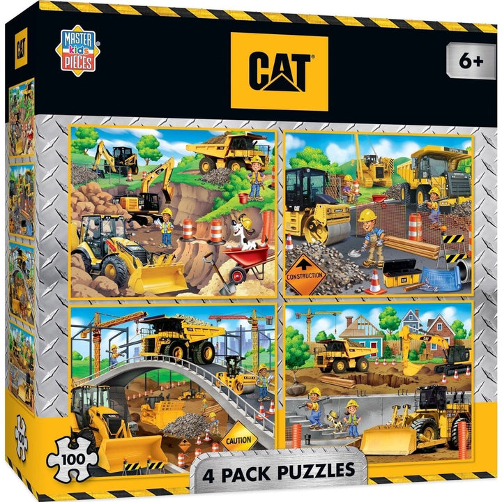 MasterPieces Caterpillar 100 Piece Jigsaw Puzzle 4-Pack for Kids Ages 6+ Image 1