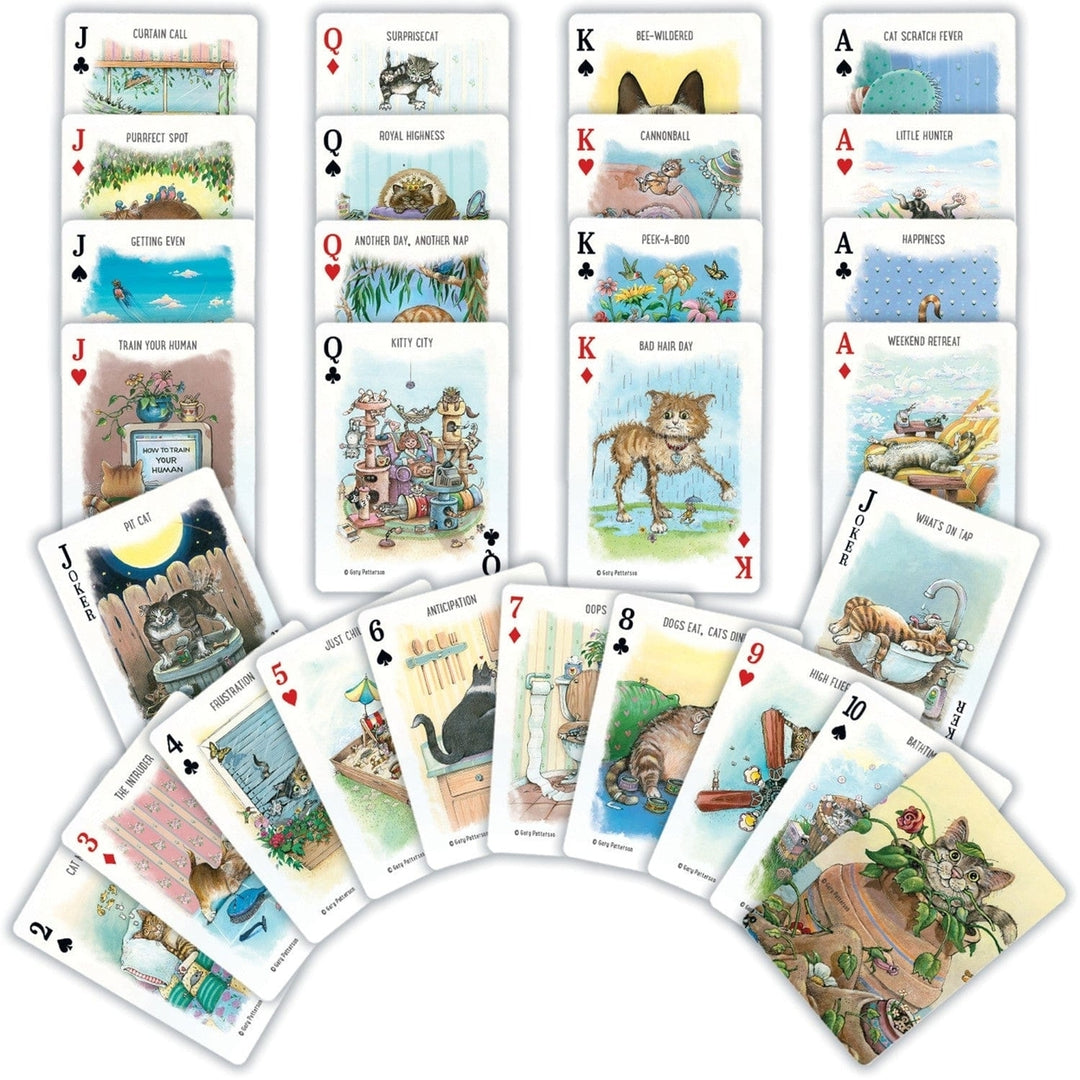 Cats Playing Cards 54 Card Deck with Exclusive Designs of Cute Cats and Kittens Image 2