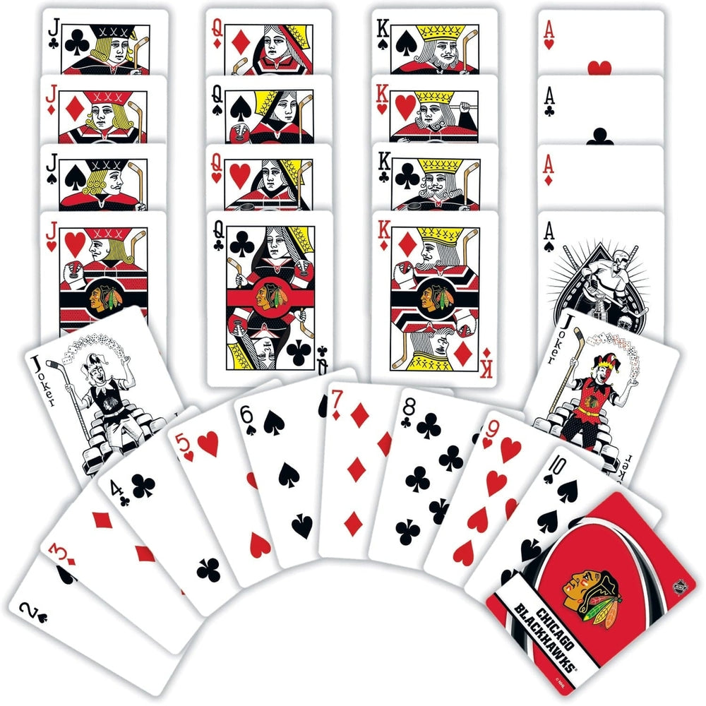 Chicago Blackhawks Playing Cards 54 Card Deck Officially Licensed NHL Team Cards Image 2