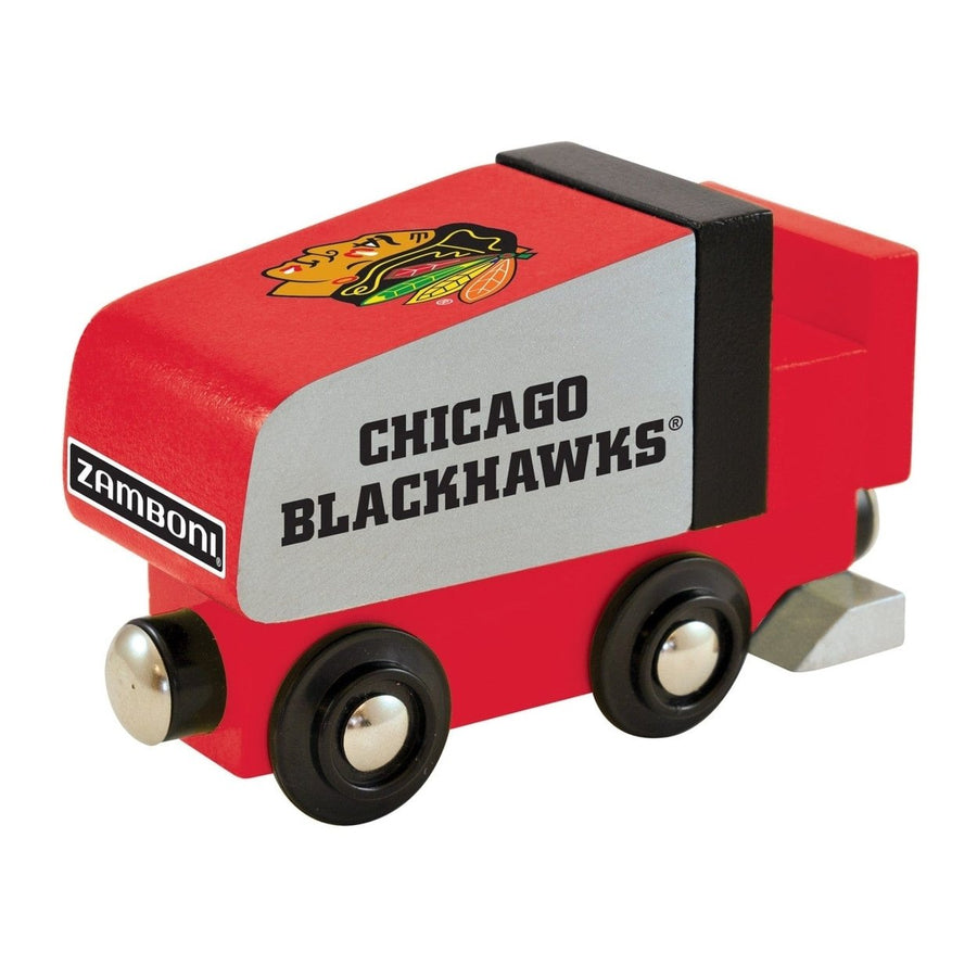 Chicago Blackhawks Toy Zamboni Train Engine Image 1