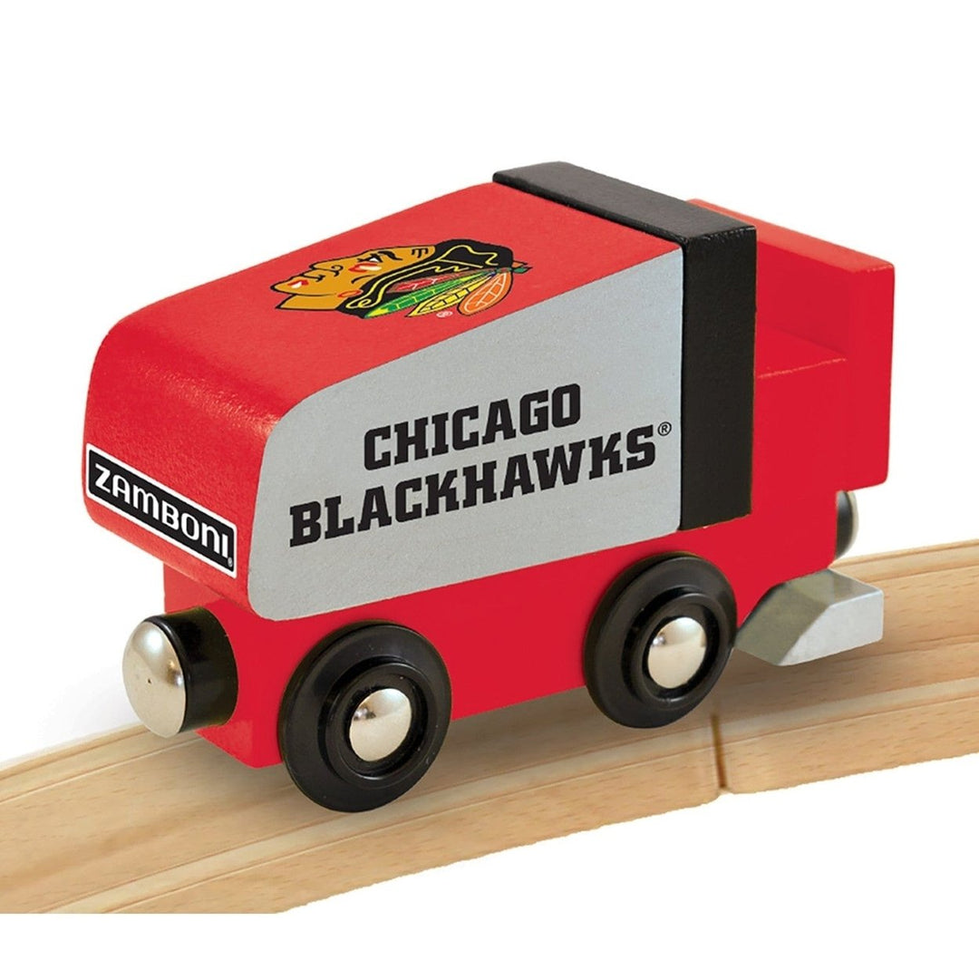 Chicago Blackhawks Toy Zamboni Train Engine Image 4