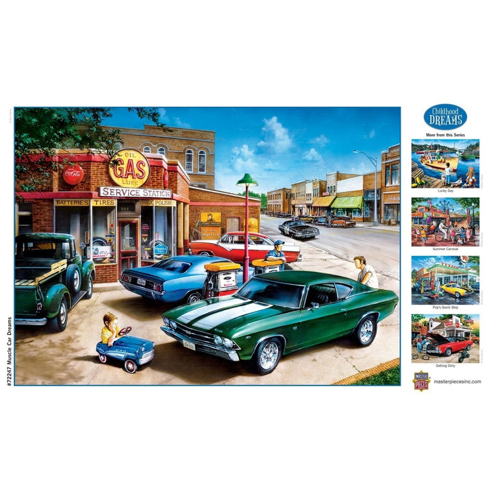 MasterPieces Muscle Car Dreams 1000 Piece Jigsaw Puzzle Eco-Friendly Materials Image 4