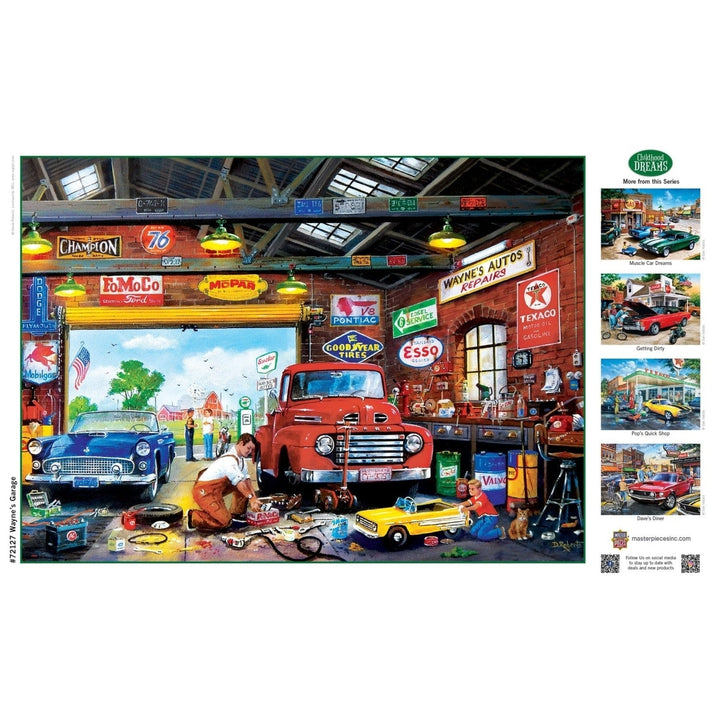 Childhood Dreams - Waynes Garage 1000 Piece Jigsaw Puzzle Image 4